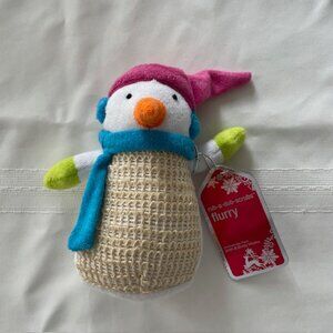 Bath & Body Works Rub-a-dub-scrubs - Snowman Flurry Loofah Sponge - NWT